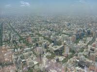 Blick von den Sky Terrassen in Santiago