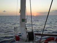 Sonnenuntergang in der Karibik