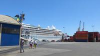 MS Amadea im Hafen von Antofagasta, Chile