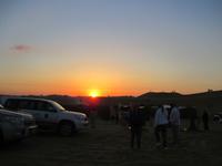 Sonnenuntergang in der Wüste