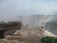 Brasilianische Wasserfälle in Iguaçu