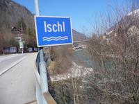 Hier in Bad Ischl fließt die Ischl in die Traun.