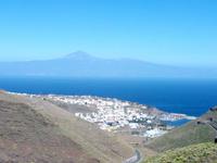 615_La Gomera; Blick über San Sebastian zum Teide
