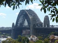 Blick auf Harbour Bridge  vom Observatoriumshügel