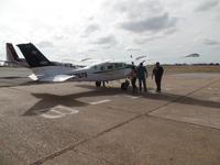 mit dieser Maschine geht es nach Canaima