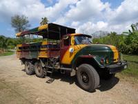 Unsere Reisekalesche im Gebirge