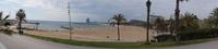 Strandpanorama Barcelona 
