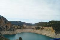 Stausee auf der Fahrt nach Valencia 