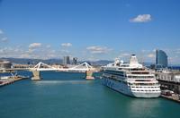 181 Einfahrt in den Hafen von Barcelona