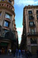 224 Barcelona, Straße des Engelsportal in der Altstadt