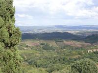 San Gimignano, Blick von der Stadtmauer