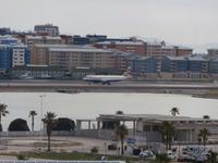 Gibraltar-Start Flugzeug