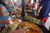 Cayo Blanco Mittagessen