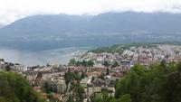 Locarno (Blick von der Wallfahrtskirche Madonna del Sasso auf Locarno)