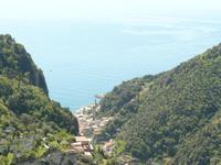 Blick von Scala nach Amalfi