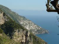 Blick von Montepertuso auf die Küste