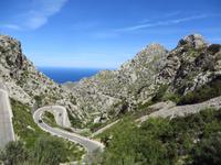Serpentinen Tramuntana Gebirge