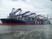 im Containerhafen Buchardkai