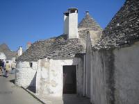 Die Trulli sind ziemlich klein. 