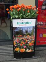 Werbung für den Keukenhof