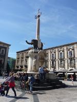 Catania mit Elefantenbrunnen
