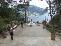 Italien, Capri, Villa Lysis, Blick zur Marina Grande