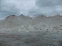 Hoch türmen sich hier die Salzberge