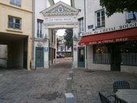 Ein Eingang zum Marktplatz