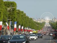 Champs Elysees zum Teil Fußgängerzone