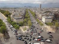 Paris -Vom Arc de Triumph gesehen