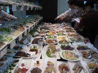 Hangzhou - Mustertisch in einem Restaurant