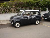 Auto unseres Abendrestaurants in Santa Teresa