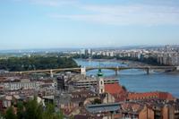 Blick von Buda auf Pest