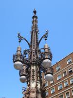 Barcelona, Jugendstil-Stadtbeleuchtung