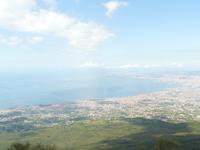 Neapel vom Vesuv aus