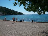Dubrovnik, Badestrand in der Bucht von Lapad