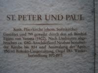 Insel Reichenau Niederzell, Tafel an der Kirche 