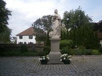 Ein Heiliger vor dem Münster 