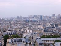 Blick auf Paris von Montmartre aus