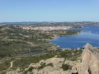 Blick vom Bärenkap nach La Maddalena