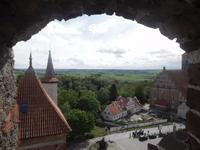 Ausblick aus der Burg heraus