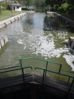 Schleusenbetrieb in Ruciane Nida