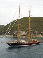 047 Sardinien - Segelschiff in Bonifacio