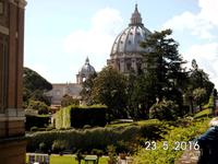 in den Vatikanischen Gärten