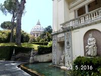 Brunnen in den Vat. Gärten