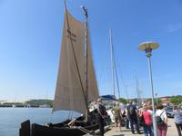 Kurenkahn im Hafen von Nidden