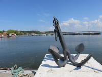 Anker im Hafen von Nidden