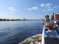 Schifffahrt auf der Daugava in Riga