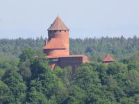 Blick zur Burg Turaida