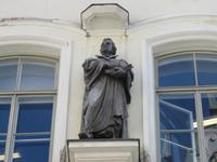 Tallinn - Martin Luther am Haus der deutschen Handwerker
